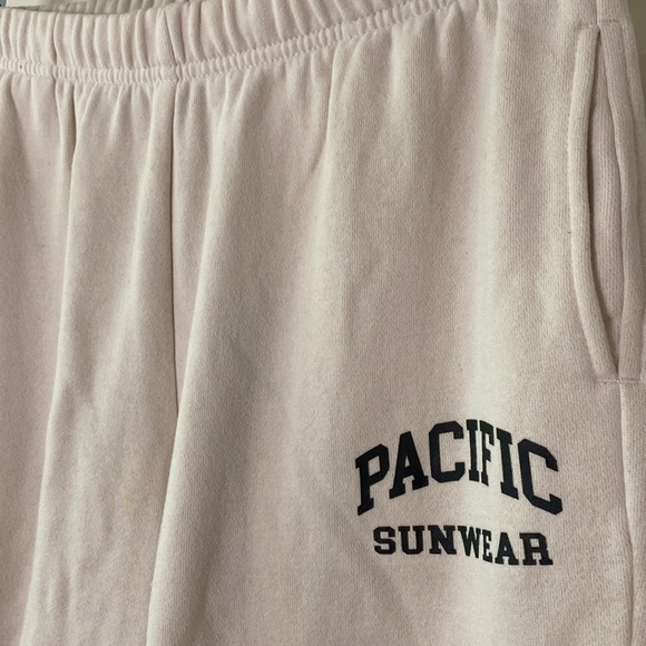 PacSun off-white joggers size M - Picture 2 of 5